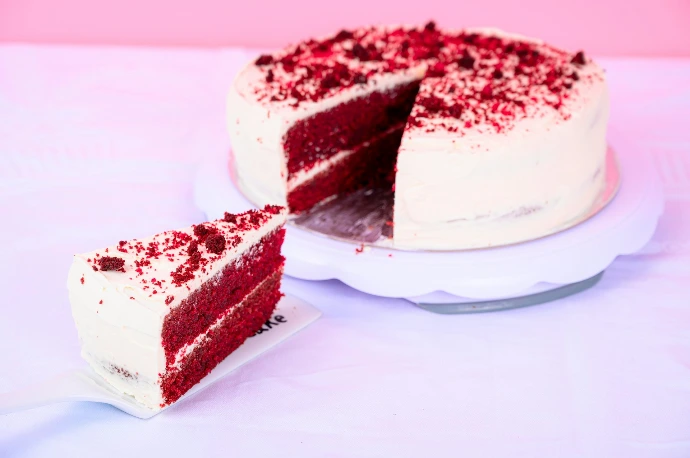 Eggless Red Velvet sponge from scratch
